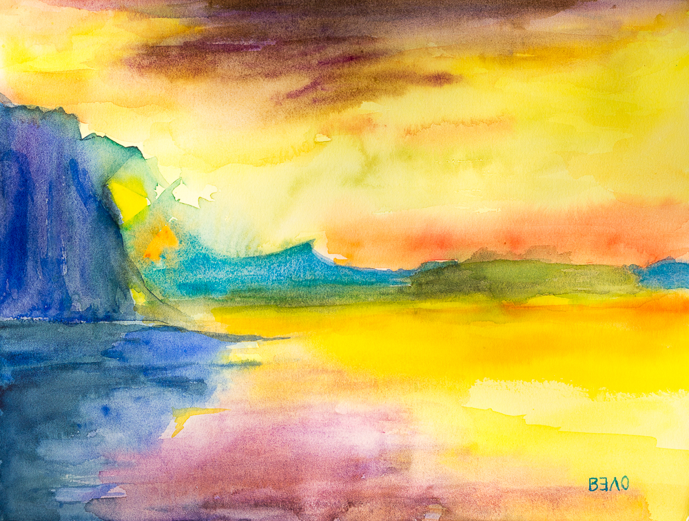 Inspiriert von E. Nolde)